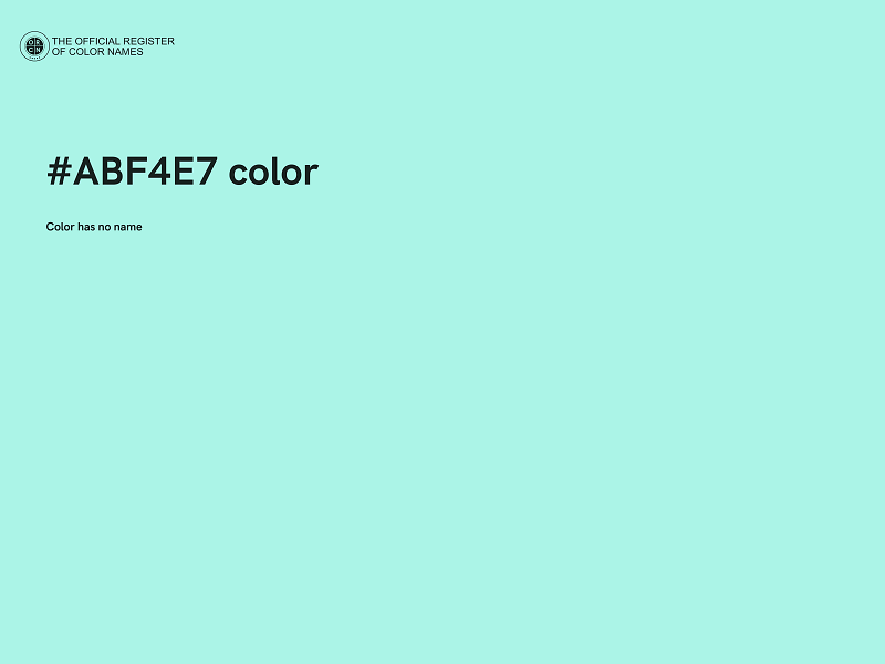 #ABF4E7 color image