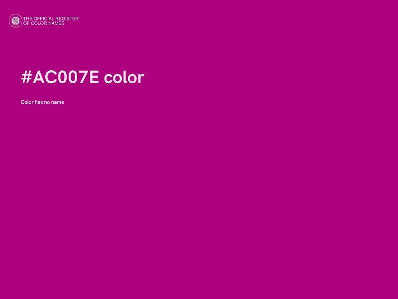 #AC007E color image