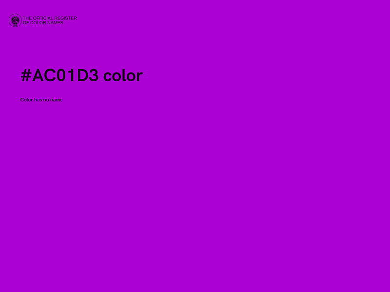 #AC01D3 color image