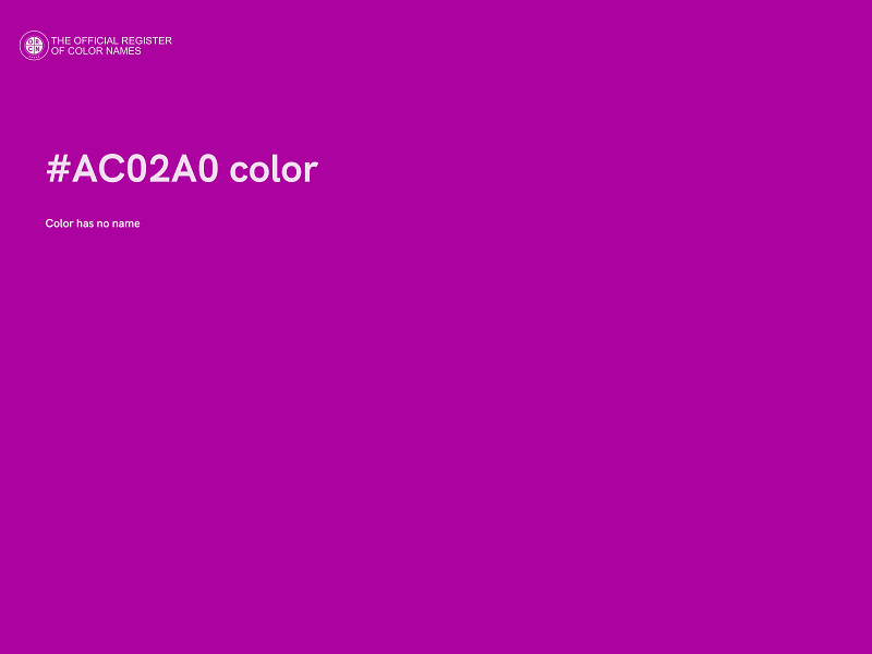 #AC02A0 color image