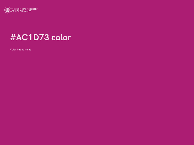 #AC1D73 color image