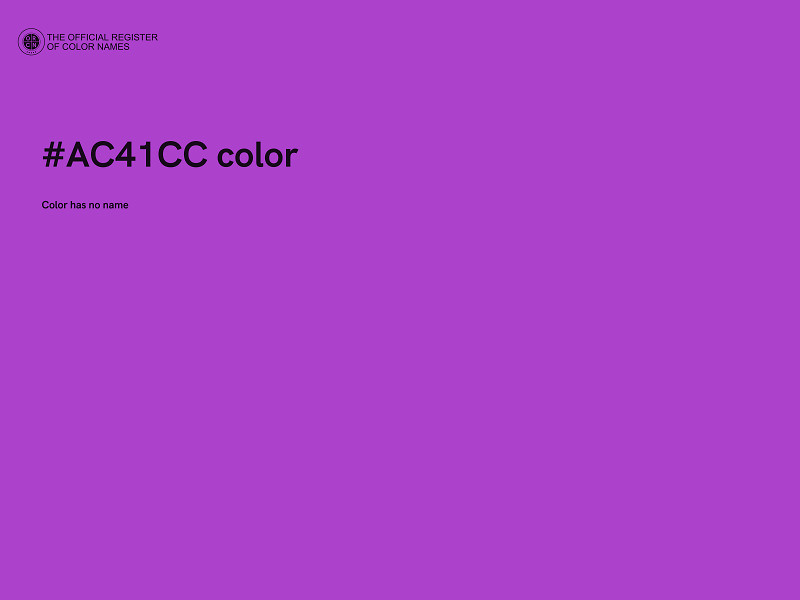 #AC41CC color image