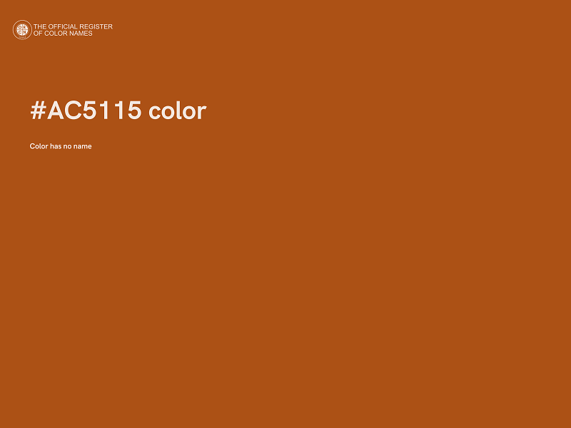 #AC5115 color image