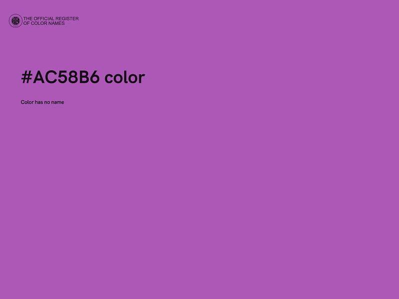 #AC58B6 color image