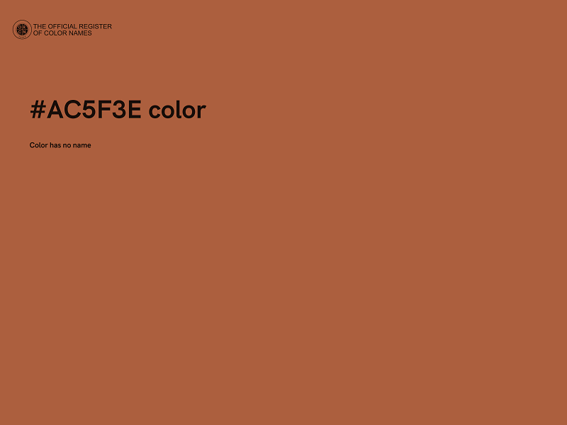 #AC5F3E color image