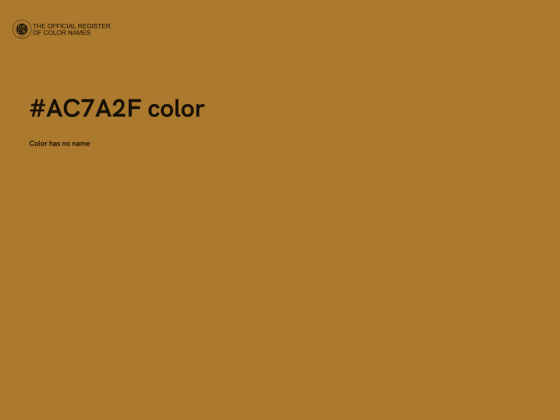 #AC7A2F color image