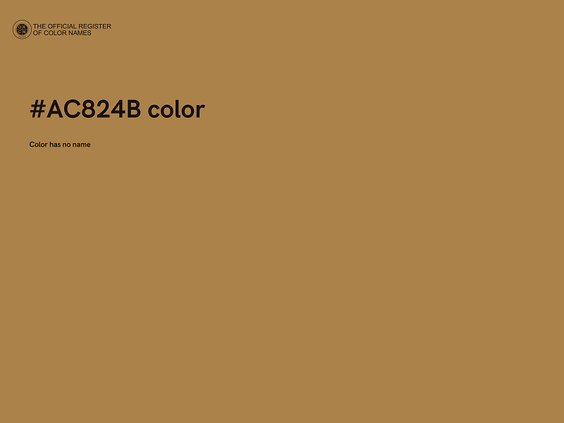 #AC824B color image