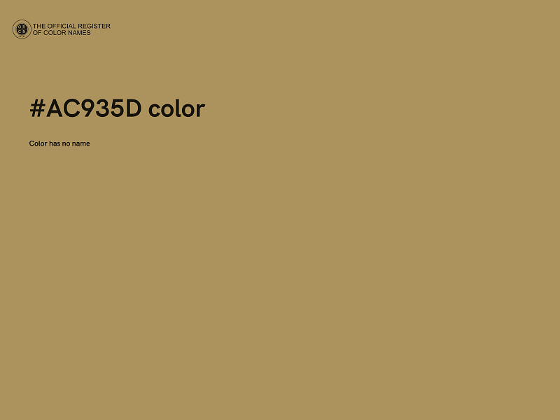 #AC935D color image