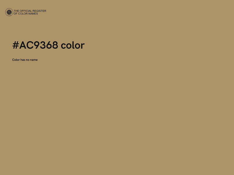 #AC9368 color image