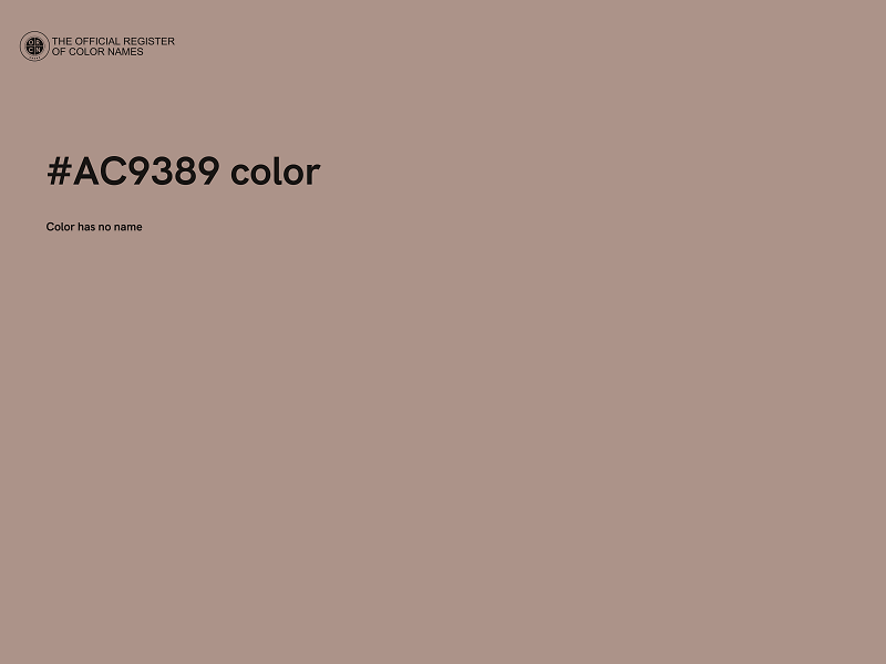 #AC9389 color image