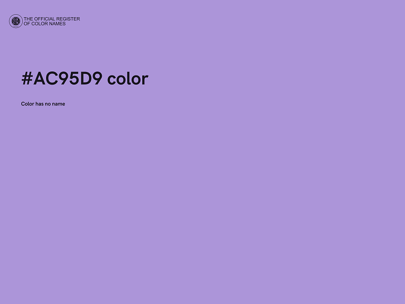 #AC95D9 color image