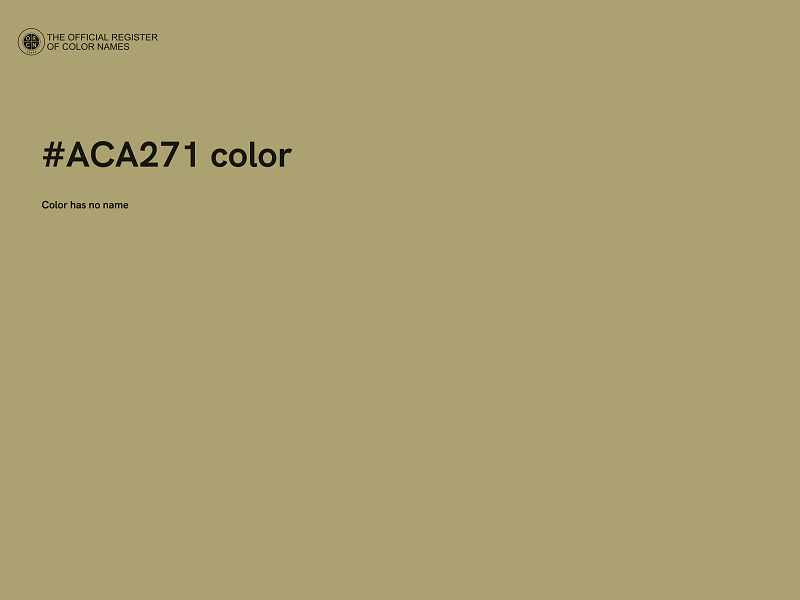 #ACA271 color image