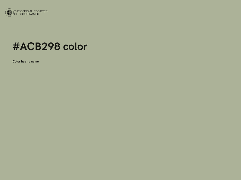 #ACB298 color image