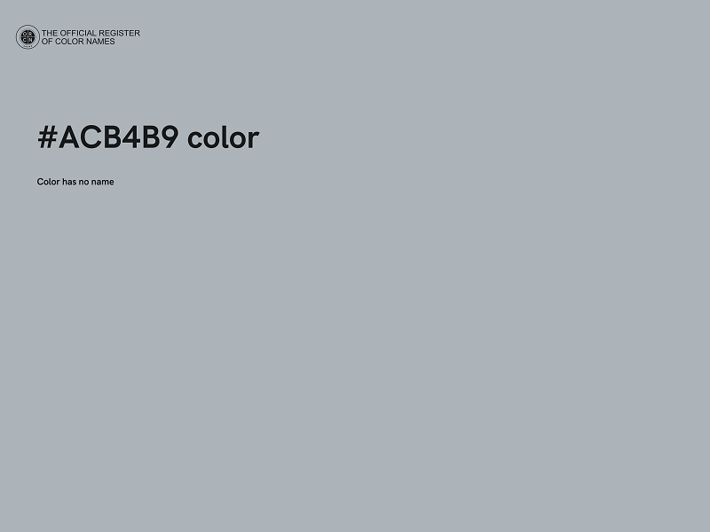 #ACB4B9 color image