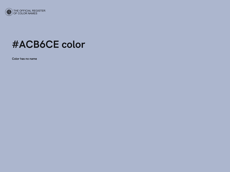 #ACB6CE color image