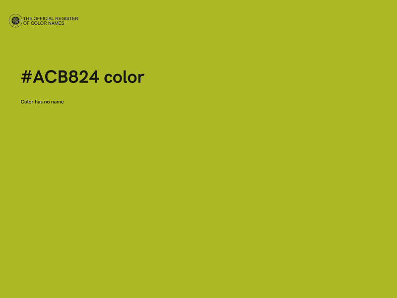 #ACB824 color image