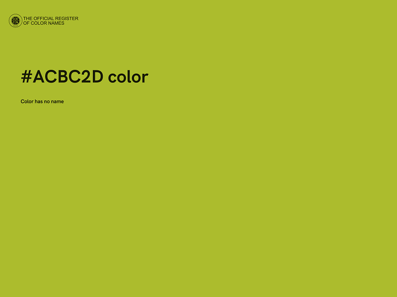 #ACBC2D color image