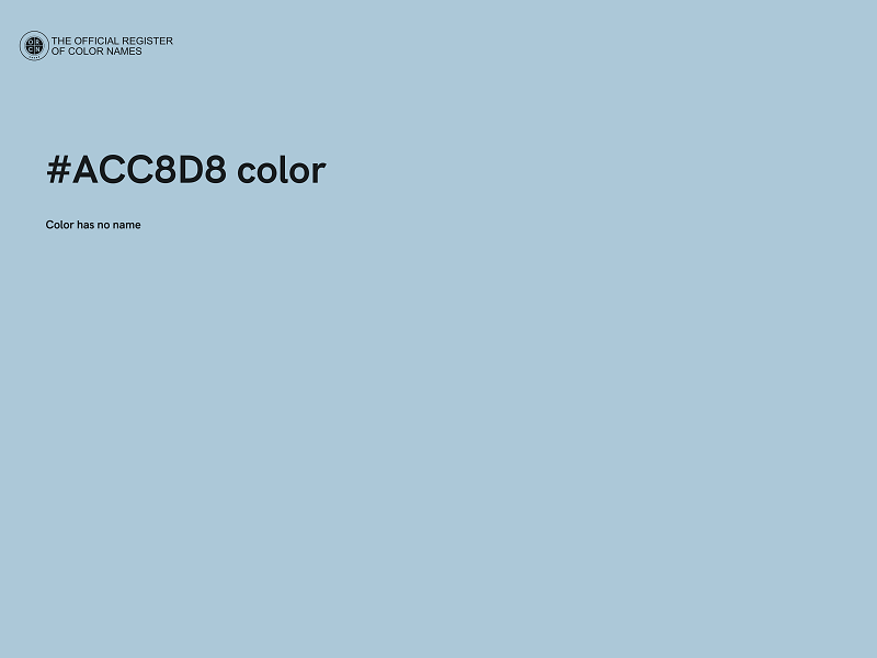 #ACC8D8 color image