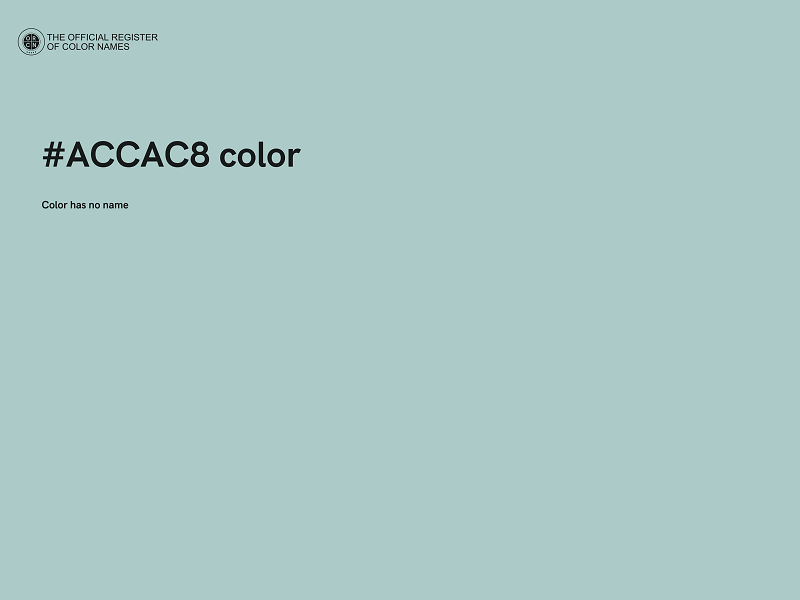 #ACCAC8 color image