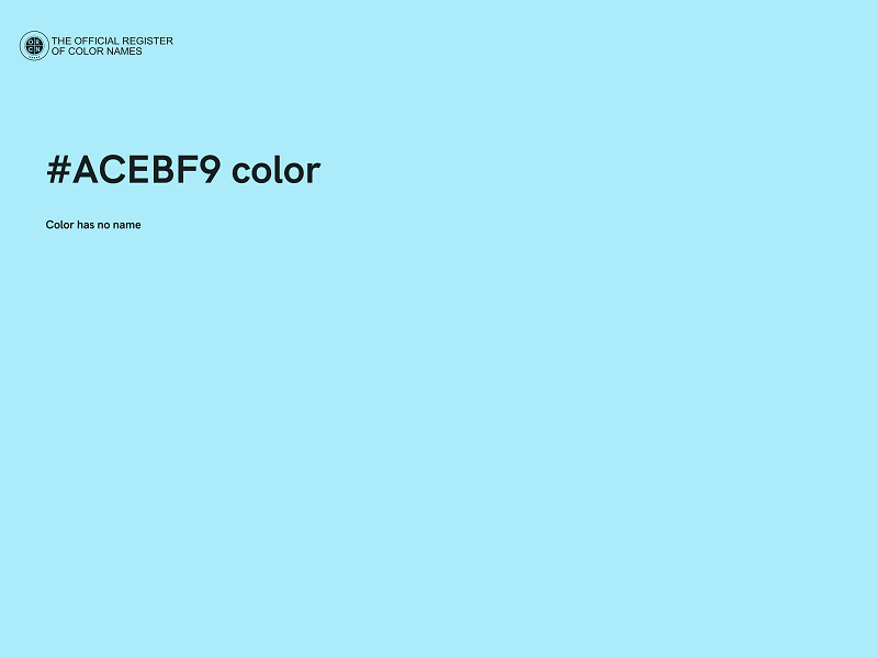 #ACEBF9 color image