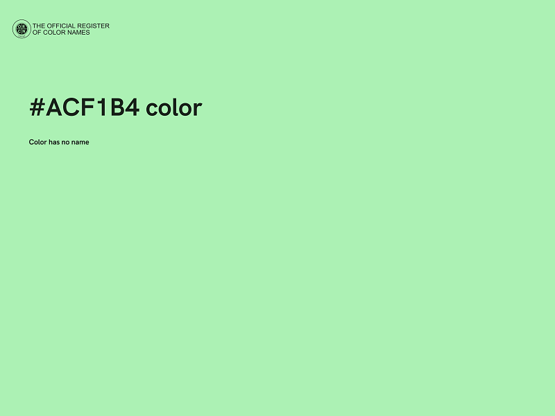 #ACF1B4 color image