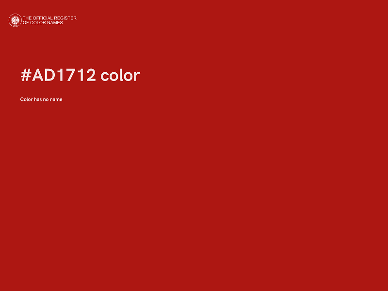 #AD1712 color image