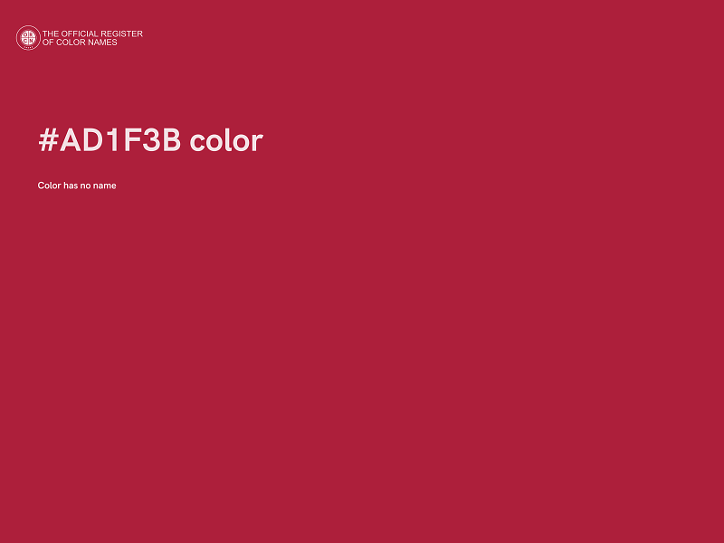 #AD1F3B color image