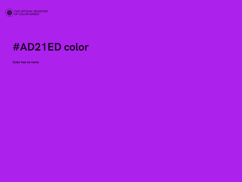 #AD21ED color image