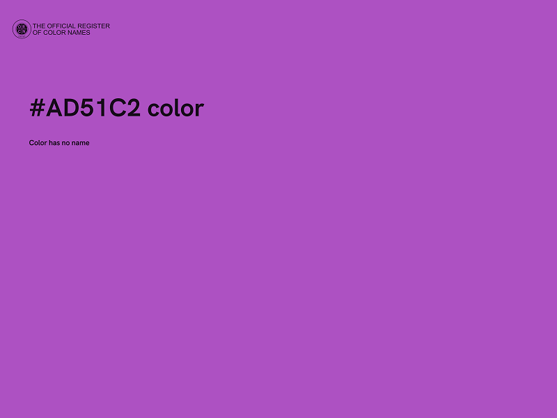 #AD51C2 color image