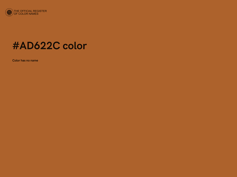 #AD622C color image