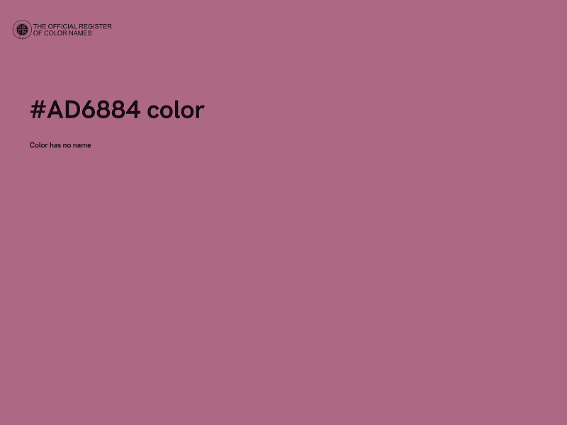 #AD6884 color image