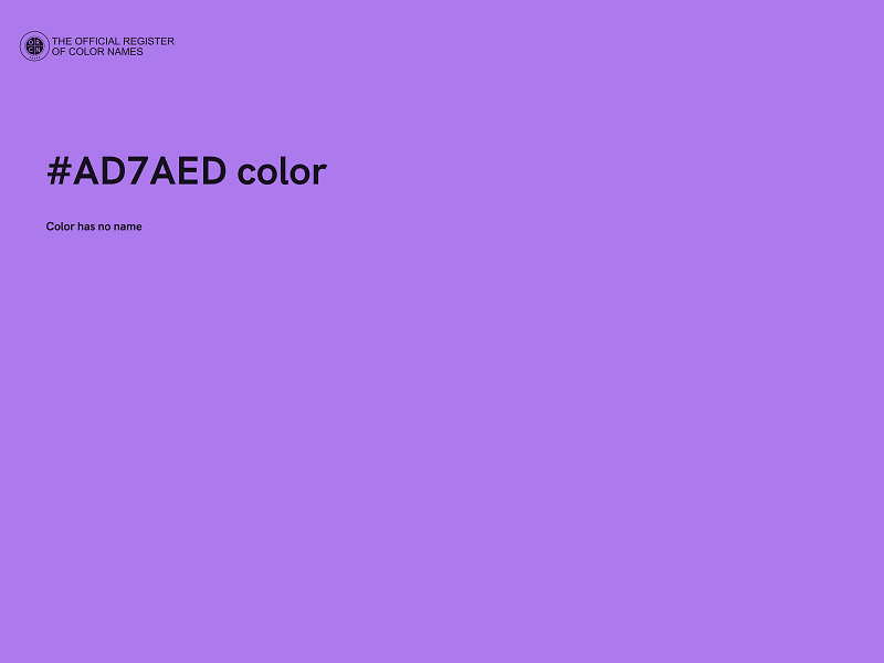 #AD7AED color image