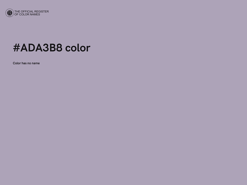 #ADA3B8 color image