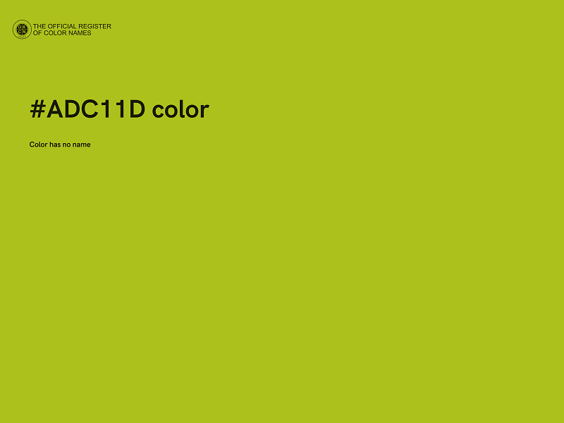 #ADC11D color image