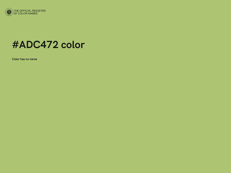 #ADC472 color image