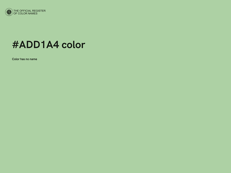 #ADD1A4 color image