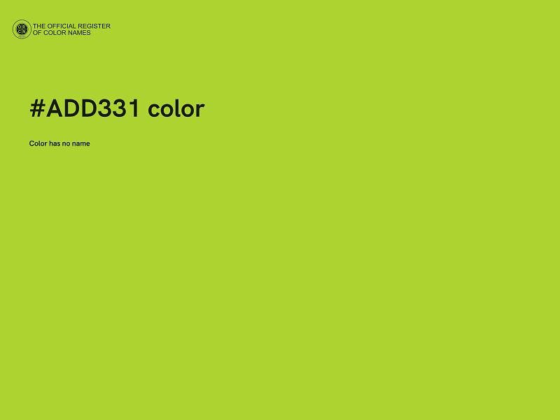 #ADD331 color image