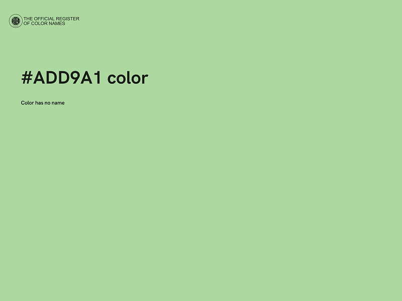 #ADD9A1 color image