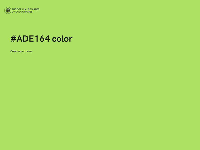 #ADE164 color image