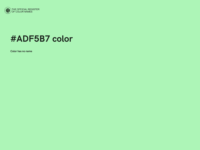 #ADF5B7 color image