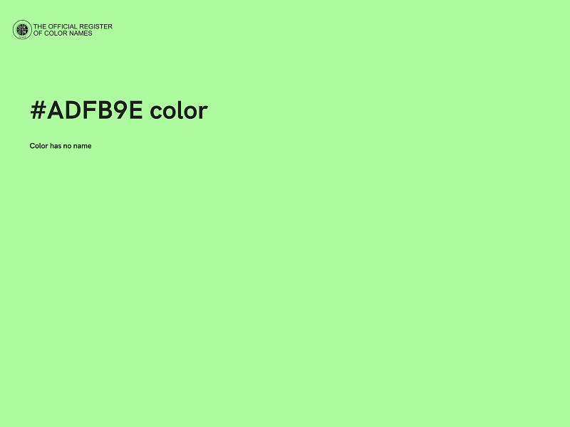 #ADFB9E color image