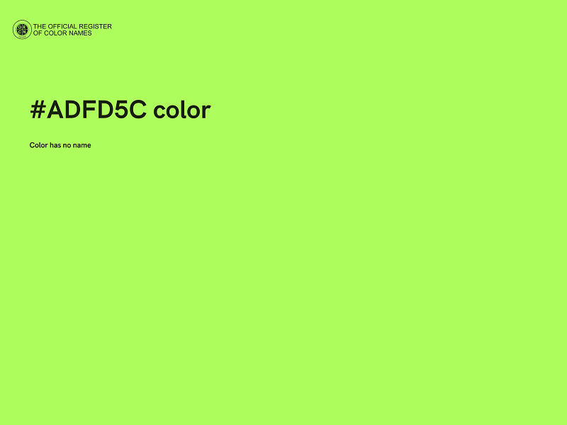 #ADFD5C color image