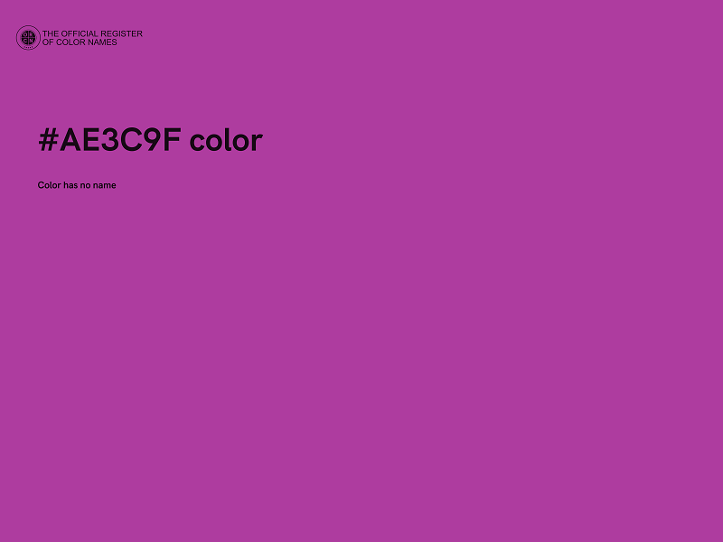 #AE3C9F color image