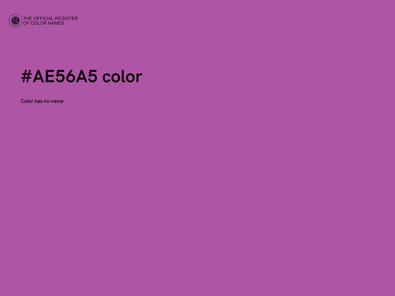 #AE56A5 color image