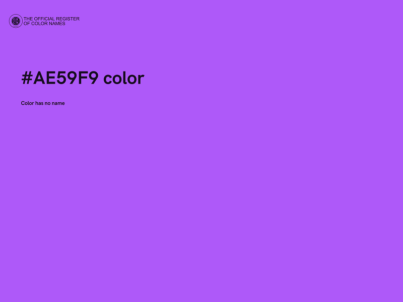 #AE59F9 color image