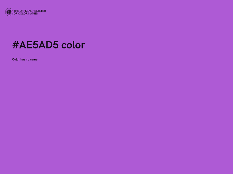 #AE5AD5 color image