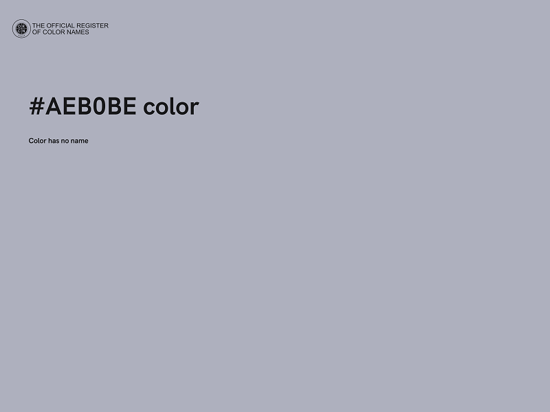 #AEB0BE color image