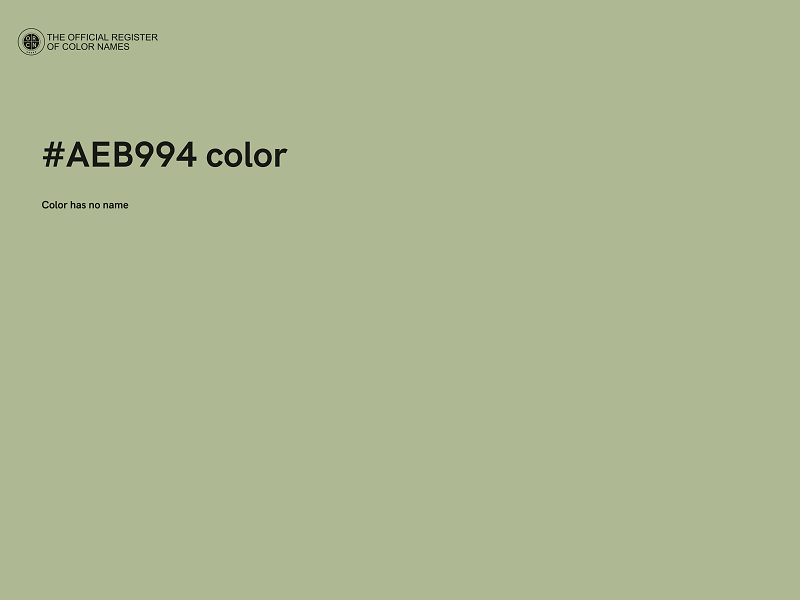 #AEB994 color image