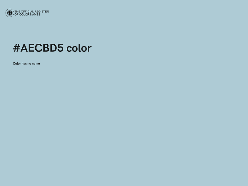 #AECBD5 color image