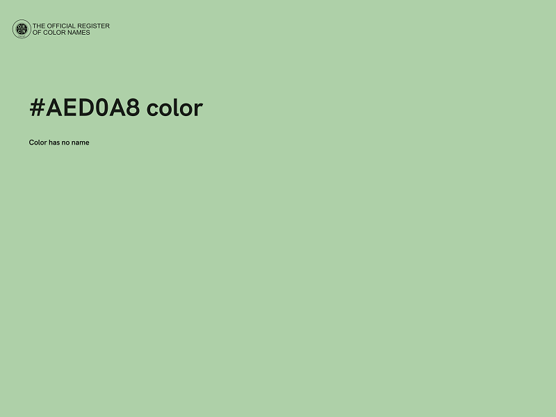 #AED0A8 color image